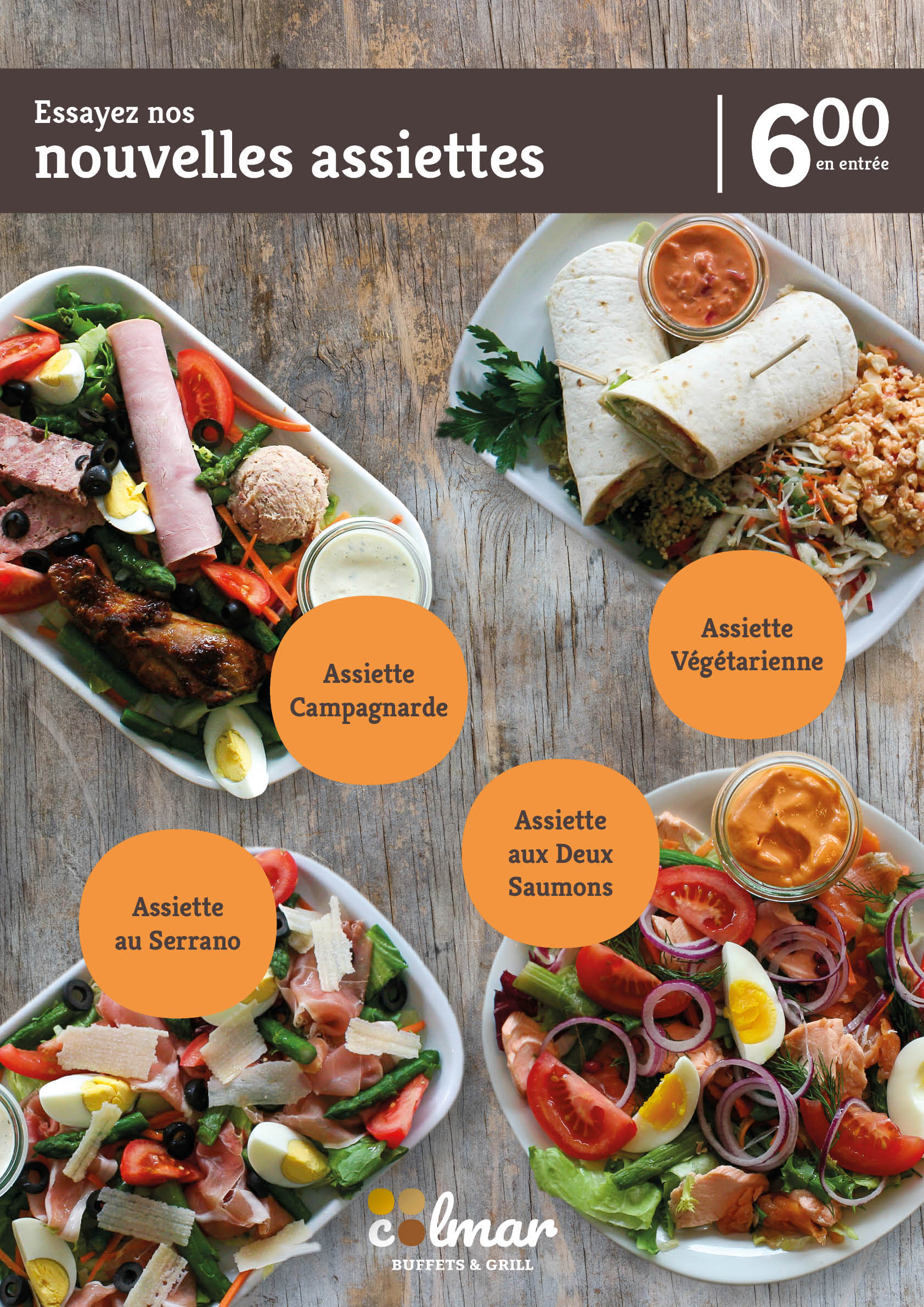 Salades en entree