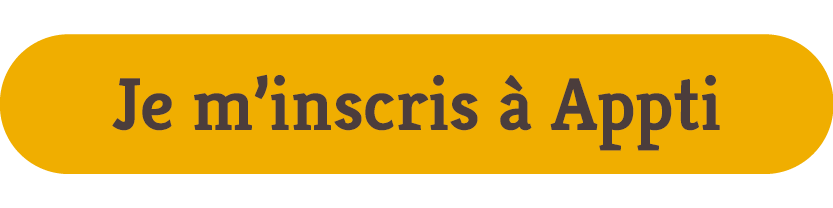 Bouton inscrire à Appti